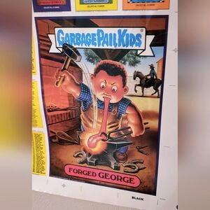 2003 Garbage Pail Kids Uncut proof sheet